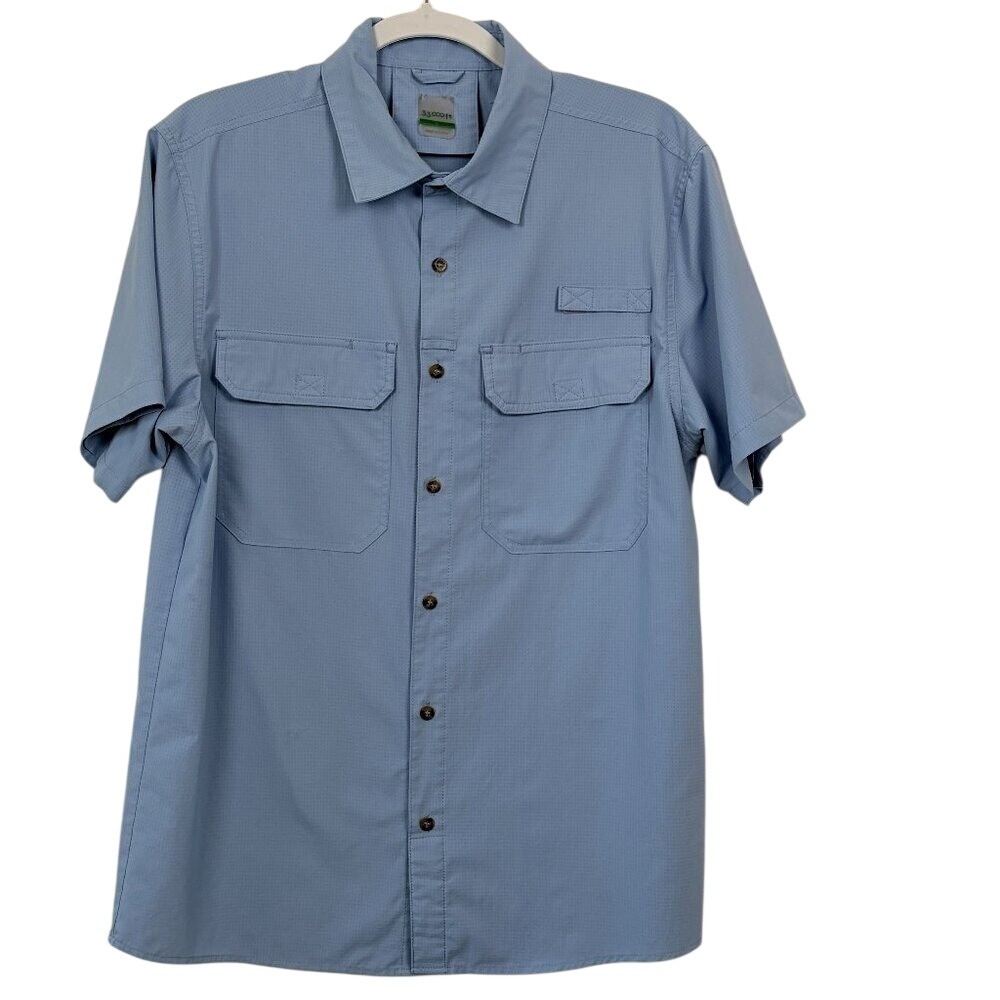 33,000ft Fishing Hiking Shirt Large Blue‎ L
